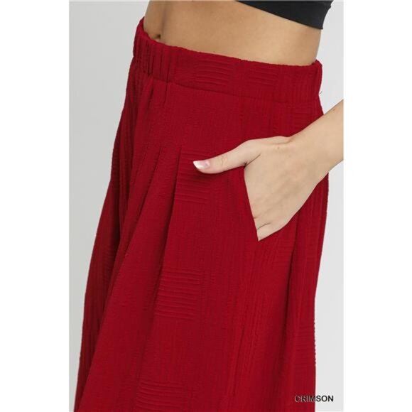 ✨NWT Umgee Elastic Waist Wide Leg Pants - Picture 6 of 6